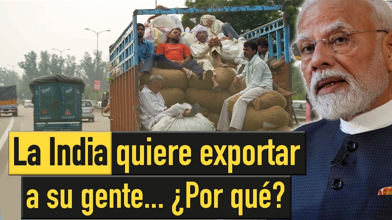 ¿Por qué LA INDIA quiere exportar a millones de sus trabajadores?