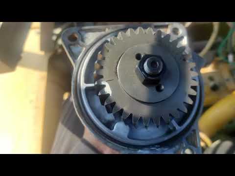 Sincronización y montaje de bomba de alta presión en 6068 John Deere de Excavadora 210G