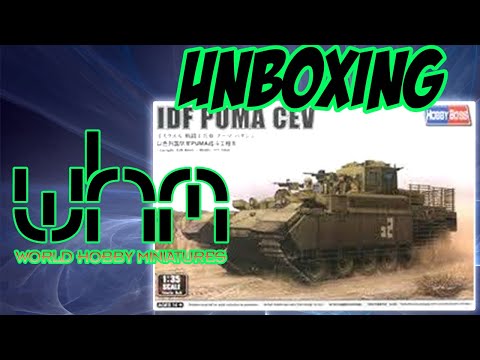 UNBOXING Hobby Boss 84547 Centurion IDF Puma CEV