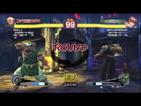 HERU_X [Gouken] Vs MUSLIM-WARIOR [Guy] SSF4 AE 2012 Ranked Matches - PSN