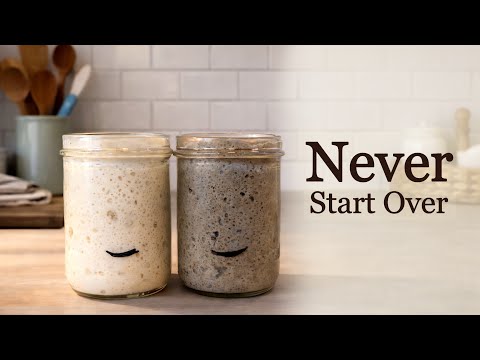 How to Make Sourdough Starter — From Start to Storage | 7-Day Guide