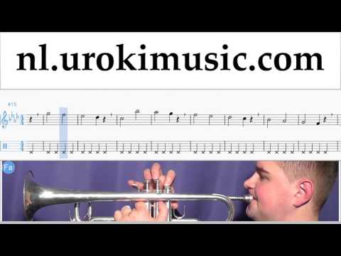 Trompetles Michael Jackson - Beat It Muzieknoten Cursus Deel#1 um-i374