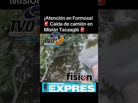 ¡Atención en Formosa! 🚨 Caída de camión en Misión Tacaaglé