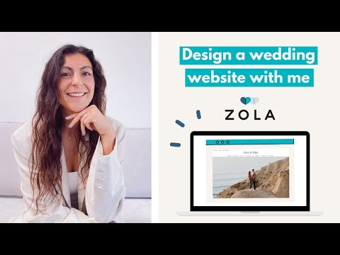Design a Zola wedding website with me! - demo & deep...