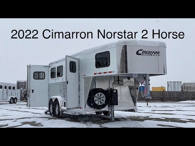 Preview image of 2022 Cimarron Norstar 2 Horse Gooseneck Extra Tall Extra Wide youtube video