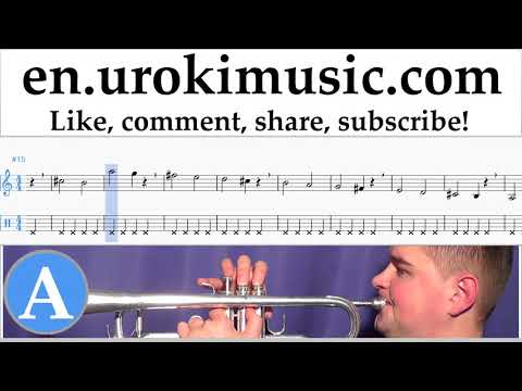 How to Play Trumpet Clean Bandit - Rockabye ft Sean Paul Anne-Marie Tabs Part#1 exercises, scales