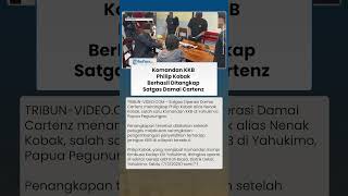 KOMANDAN KKB PHILIP KOBAK DITANGKAP Satgas Damai Cartenz di Yahukimo