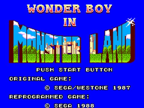 wonderboy in monster world sega master system