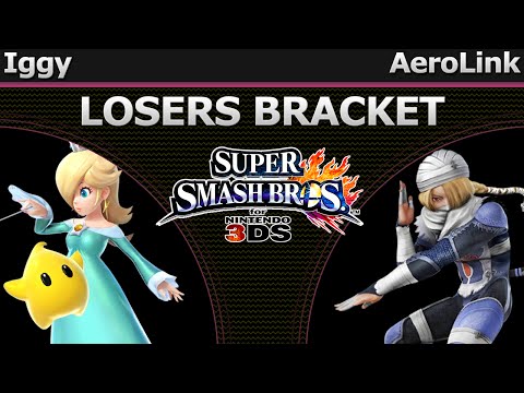 Shockwave Smash 3DS - Iggy (Rosalina/Megaman) vs AeroLink (Sheik) - Losers Bracket