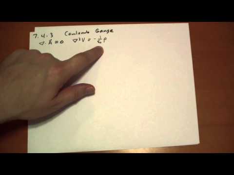 7 4 3 The Coulomb Gauge