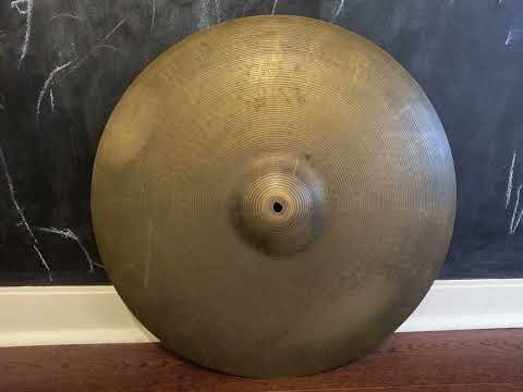 Vintage 1960s A Avedis Zildjian 22" Ride Cymbal 2685g image 4
