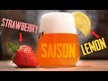 How To Brew A Strawberry Lemon Saison - Perfect Springtime Recipe