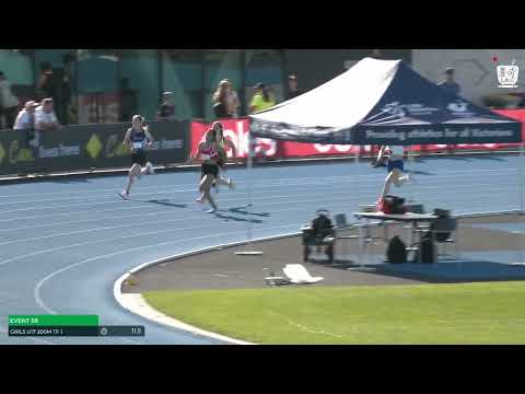 Girls U17 200m Timed Final 1: 2022/23 State Track and Field Championships
