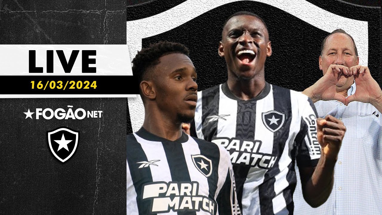 LIVE | Data-Fifa será divisor de Botafogo mais forte, com técnico, diretor e reforços internos