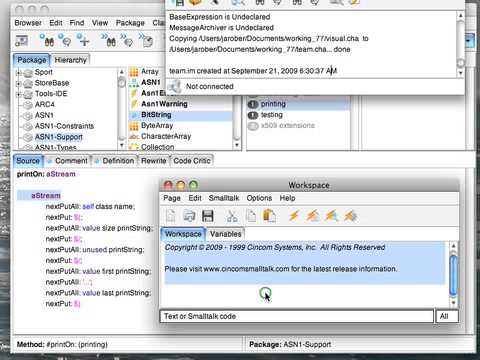 Tutorial: VisualWorks Basic Introduction - Keyboard Shortcuts