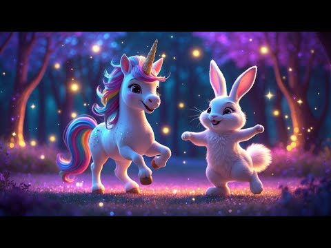 Licorne dans les bois 🦄 | Chanson de danse magique rapide pour les enfants avec Bunny Fun !