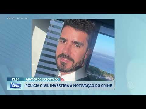 Polícia Civil investiga a motivação do assassinato do advogado Rodrigo Marinho | Balanço Geral RJ