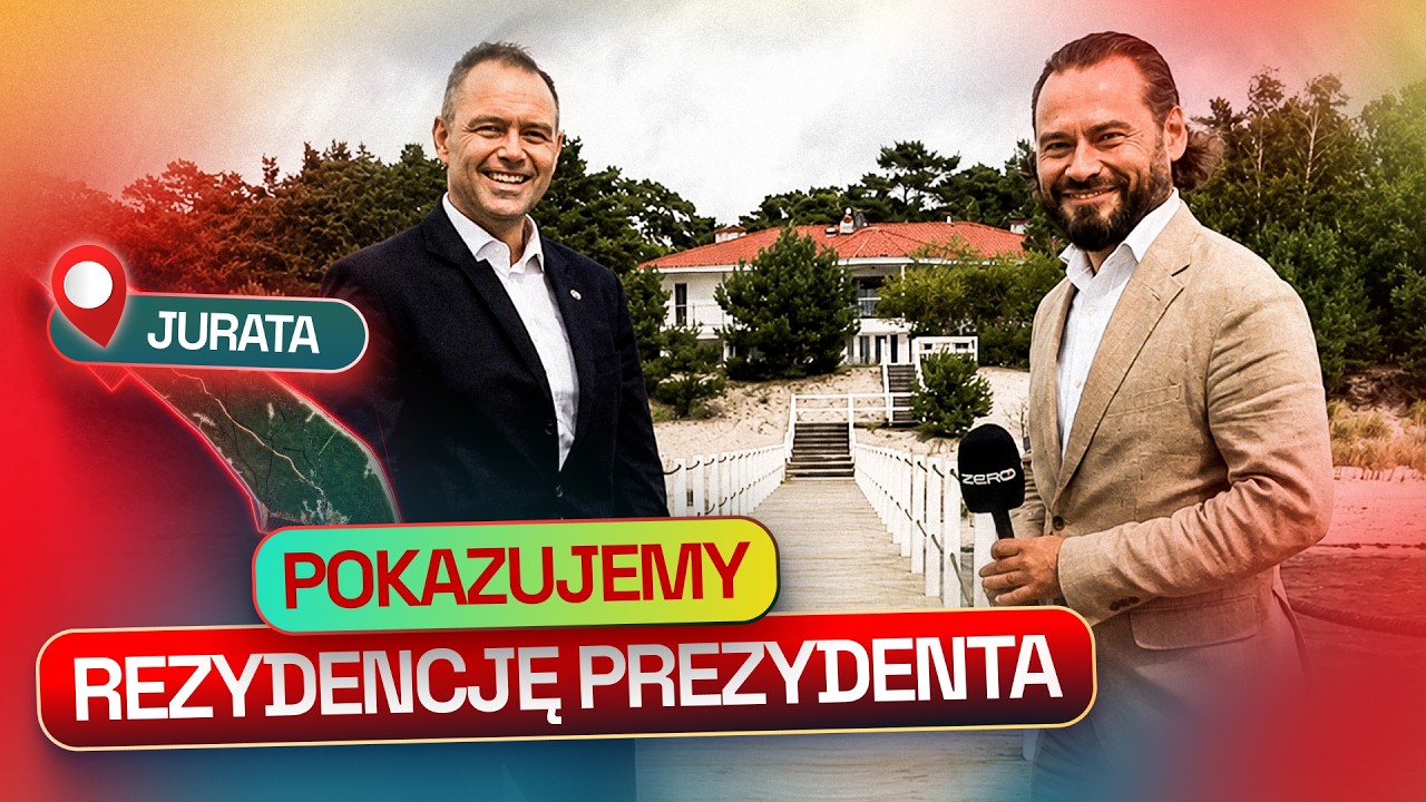 NAWROCKI OPROWADZA STANOWSKIEGO PO PREZYDENCKIM OŚRODKU W JURACIE