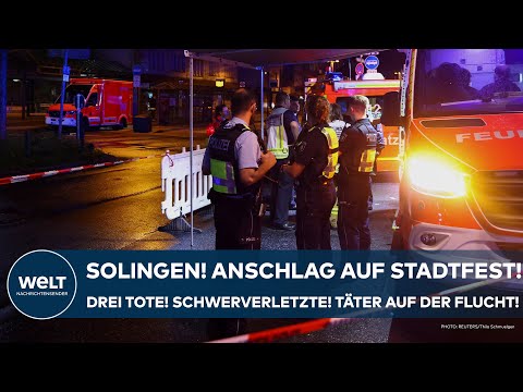 SOLINGEN: Anschlag mit Messer auf Stadtfest! Drei Tote! Schwerverletzte! Täter auf der Flucht