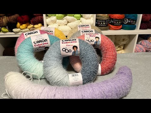 New O’Go Colorama Halo Yarns