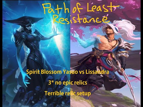 Spirit Blossom Yasuo (3 star no epic) vs Lissandra - Legends of Runeterra - The Worst Showcase