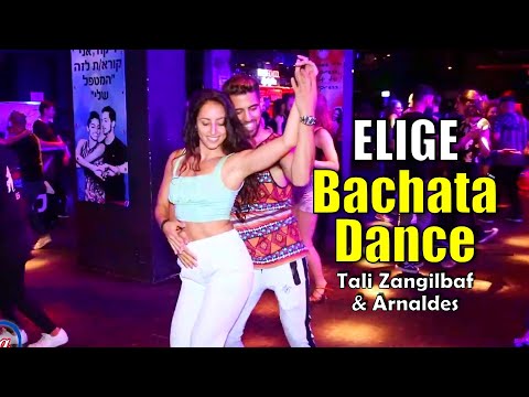 Bachata social dance | Tali Zangilbaf & Arnaldes | Elige - Kewin Cosmos y Jay Ramirez