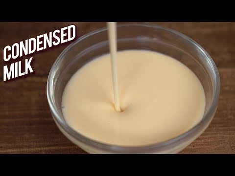 How To Make Condensed Milk At Home - Quick & Easy Condensed Milk Recipe - Basic Cooking - Bhumika