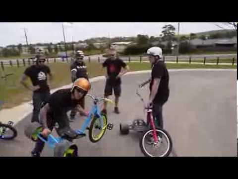 Drift Trike BMX action
