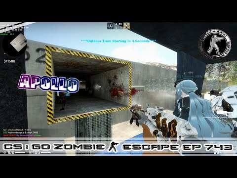 CS:GO ZOMBIE ESCAPE MOD MAP ze_apollo_p2 (EP743) RAZE SERVER