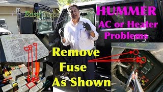 SOLVED - How to Fix AC Blowing Hot and Cold Air Temperature on GM Vehicles | HUMMER H2