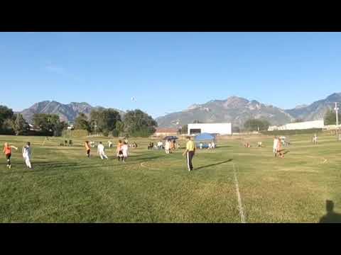 Nash 2010 long free kick boys Murray soccer club