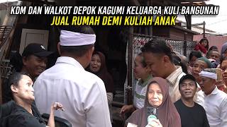 Download lagu KDM DAN WALKOT DEPOK KAGUMI KELUARGA KULI BANGUNAN | JUAL RUMAH DEMI KULIAH ANAK mp3 Download lagu KDM DAN WALKOT DEPOK KAGUMI KELUARGA KULI BANGUNAN | JUAL RUMAH DEMI KULIAH ANAK mp3