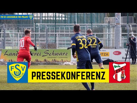 Pressekonferenz | FSV 63 Luckenwalde vs. ZFC Meuselwitz 1:4 | Samstag 11.03.2023 | SP23
