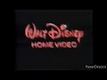 Mess Up Around With Walt Disney Home Video 1991