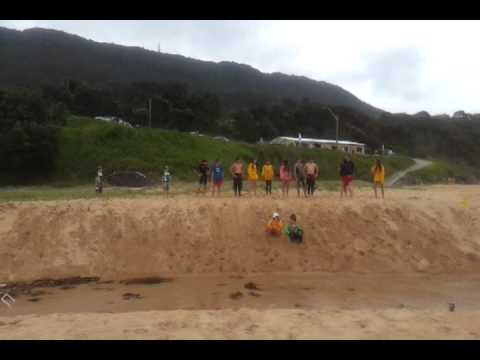 Avalon Cadets working hard @ Scarborough Wombarra beach