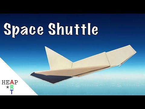 Paper Plane 045 : Space Shuttle by Gery Hsu (100 Exotic Paper Airplanes)