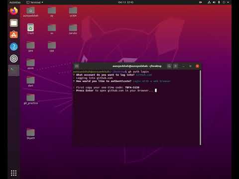 Login To Github Using Github Cli Github Cli Aun Syed Shah