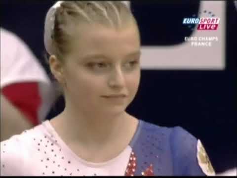 🥈 Anna Pavlova 🇷🇺 FX TF 15.150 2008 European Championships 
