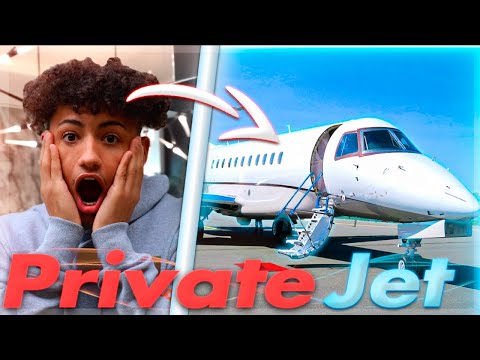I RODE A PRIVATE JET FOR THE FIRST TIME!!