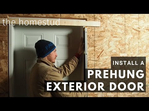 How I install a Pre-hung exterior door
