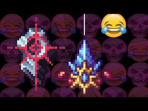Terraria Yharims Crystal vs Calamity Mod Death Mode Boss Rush ll FAIL