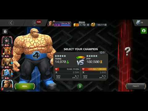 Thing vs Old Man Logan Labyrinth of Legends - 162 hits
