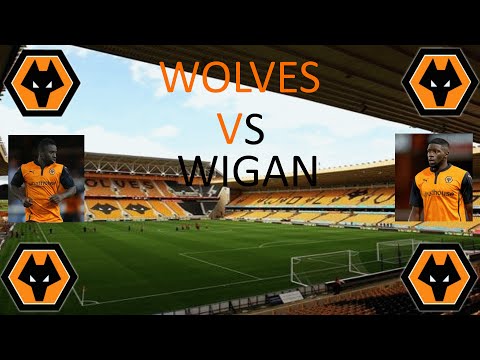 Wolves VS Wigan Athletic (2-2) 04/10/2014 Goals, Songs, Substitutes