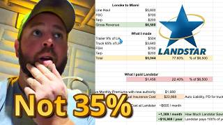 Landstar BCO % Pay Structure...Everyone Gets This Wrong