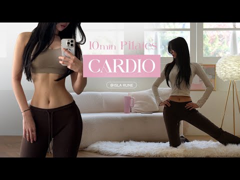 Aesthetic Core & Full Body Sweat | Quick 10 Min Cardio Pilates💖