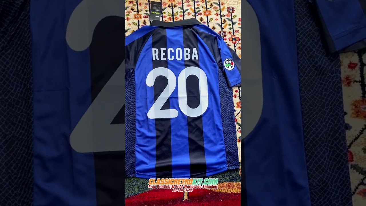 Inter Milan Home 2001 2002 Football Jersey