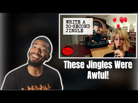 AMERICAN REACTS TO Write and Perform a JINGLE | Full Task | Taskmaster
