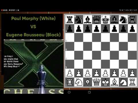 Beautiful chess game by childhood Paul Morphy || Paul Morphy vs Eugene Rousseau |E-xtreme 3