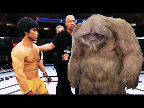 UFC 4 Bruce Lee vs. Yeti Giant (EA Sports UFC 4)