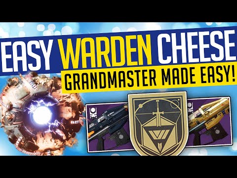Destiny 2 | EASY WARDEN CHEESE! Grandmaster Nightfall Made Easy!